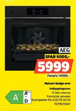 Power AEG matsort design ovn tilbud