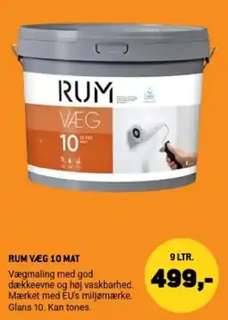 XL-BYG Rum vægmaling 10 mat tilbud