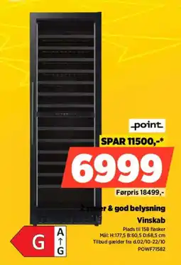 Power point Vinskab tilbud