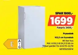 Power Fryseskab tilbud