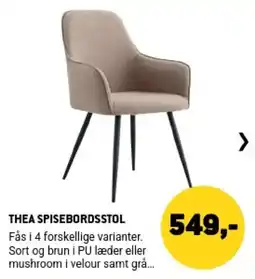 XL-BYG Thea spisebordsstol tilbud