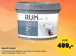 XL-BYG Rum loft 3 helmat tilbud