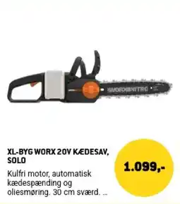 XL-BYG Worx 20v Kædesav tilbud