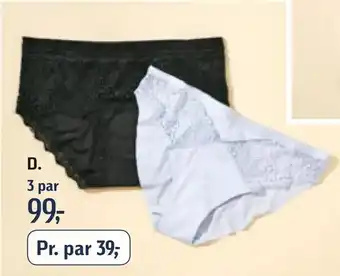 Føtex Mix & match trusser tilbud