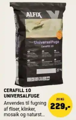 XL-BYG Alfix Universalfuge tilbud