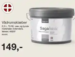 Harald Nyborg Saga basic Vådrumsklæber tilbud