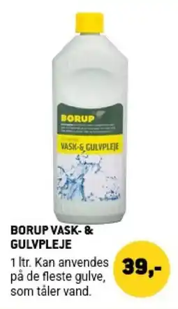 XL-BYG Borup vask- & gulvpleje tilbud