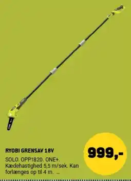 XL-BYG Ryobi grensav 18v tilbud