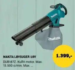 XL-BYG Makita løvsuger 18v tilbud