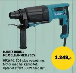 XL-BYG Makita bore-/mejselhammer 230v tilbud