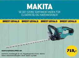 XL-BYG Makita hækkeklipper 18v tilbud