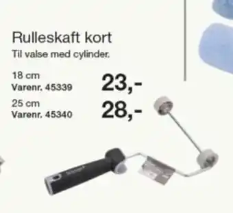 Rulleskaft kort