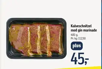 Føtex Kalveschnitzel med gin marinade tilbud