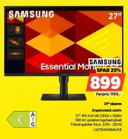 Power Samsung Essential Monitor tilbud