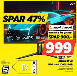 Power Cepter Atilius X1 V2 tilbud