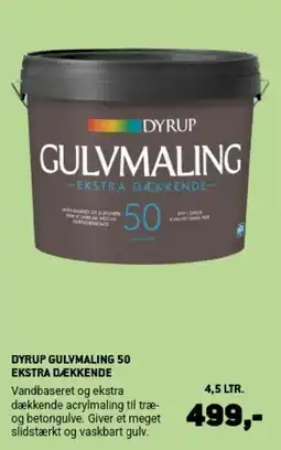 XL-BYG Dyrup gulvmaling ekstra dækkende tilbud