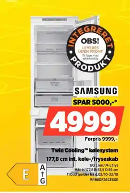 Power Samsung Twin Cooling™ kølesystem tilbud