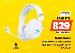 Power HyperX Gaming headset tilbud