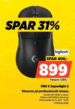Power Logitech Pro X Superlight 2 tilbud