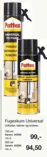 Harald Nyborg Pattex Fugeskum Universal tilbud