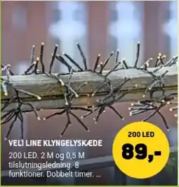 XL-BYG Veli Line klyngelyskæde tilbud