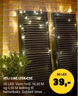XL-BYG Veli Line lyskæde tilbud