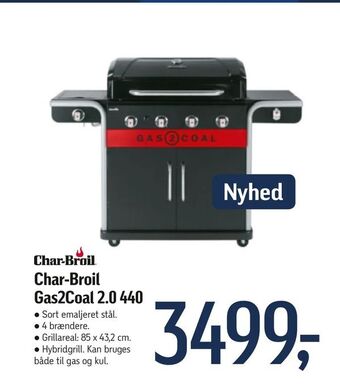 Føtex Char-Broil Gas2Coal 2,0 440 tilbud