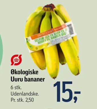 Føtex Økologiske Uuru bananer tilbud