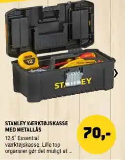 XL-BYG Stanley værktøjskasse med metallås tilbud