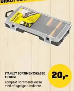 XL-BYG Stanley sortimentskasse 10 rum tilbud