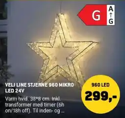 XL-BYG Veli Line Stjerne 960 Mikro Led 24V tilbud