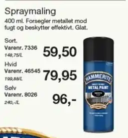 Harald Nyborg Hammerite spraymaling tilbud