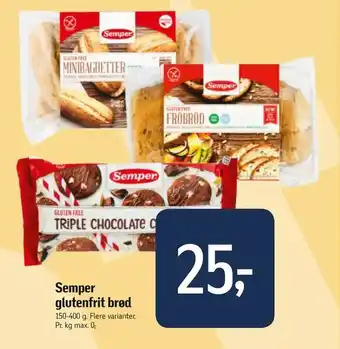 Føtex Semper glutenfrit brød tilbud