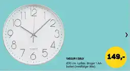 XL-BYG Vægur i sølv tilbud