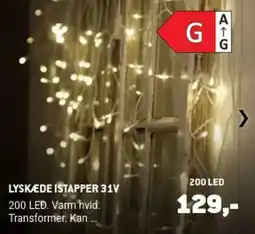XL-BYG Lyskæde istapper 31v tilbud