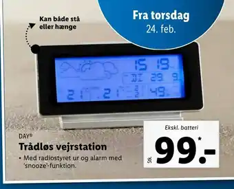 Let-Køb Trådløs vejrstation tilbud