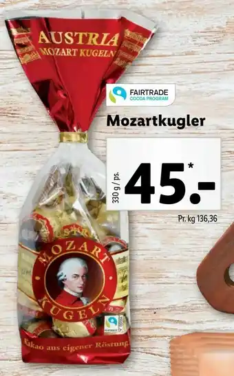 Let-Køb Mozartkugler tilbud