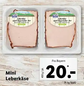 Mini Leberkäse