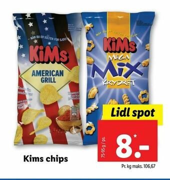 Let-Køb Kims chips tilbud