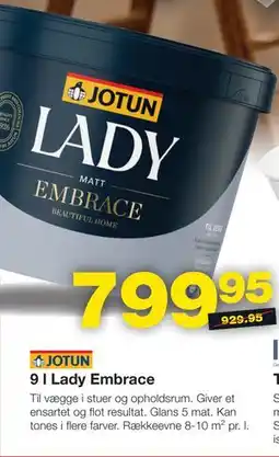 Bauhaus 9 l Lady Embrace tilbud