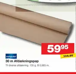 Bauhaus 30 m Afdækningspap tilbud