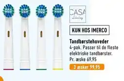 Imerco Tandbørstehoveder tilbud