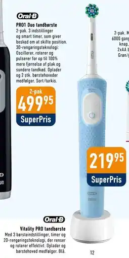 Imerco Vitality PRO tandbørste tilbud