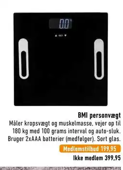 Imerco BMI personvægt tilbud