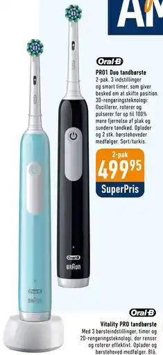 Imerco PRO1 Duo tandbørste tilbud