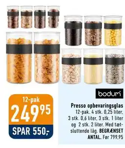 Imerco Presso opbevaringsglas tilbud