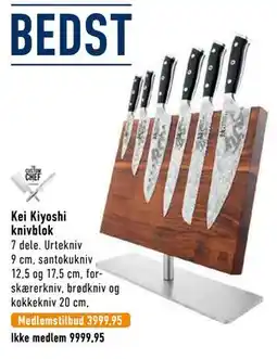 Imerco Kei Kiyoshi knivblok tilbud