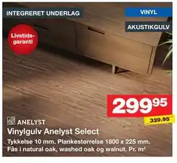 Bauhaus Vinylgulv Anelyst Select tilbud
