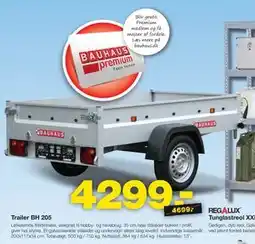 Bauhaus Trailer BH 205 tilbud