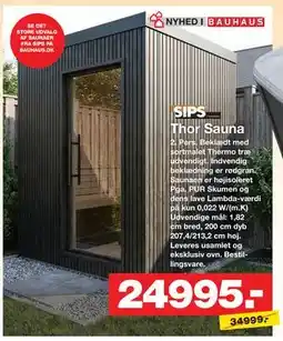 Bauhaus Thor Sauna tilbud